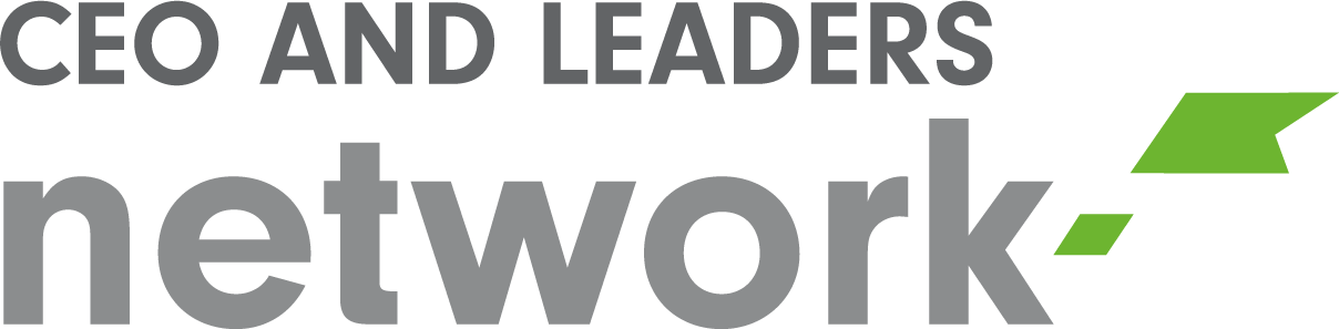 CEO and Leaders network logo. We see a green flag icon.