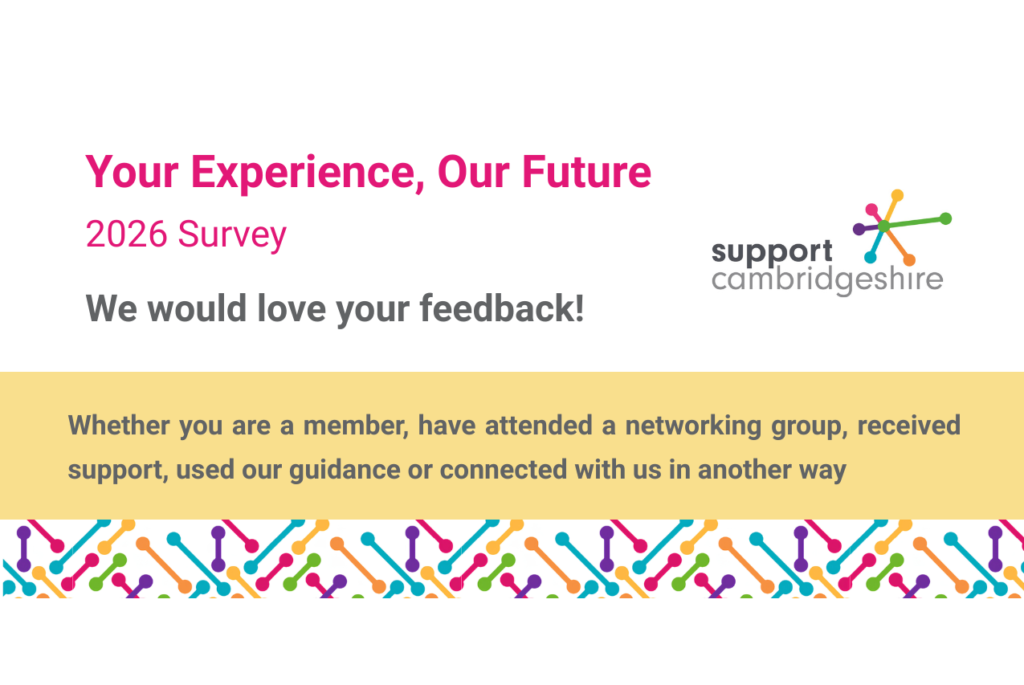 Banner image promoting our survey - Your experience, our future. We would love your feedback